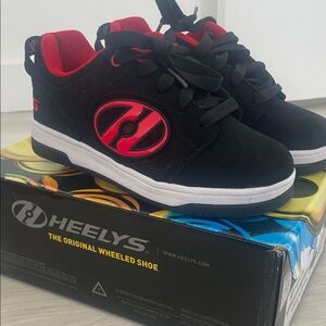 Heelys Kids Black and Red Sneakers